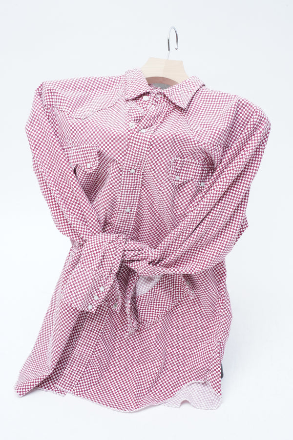 60's "Levi's" -Check Pattern L/S Western Shirts-