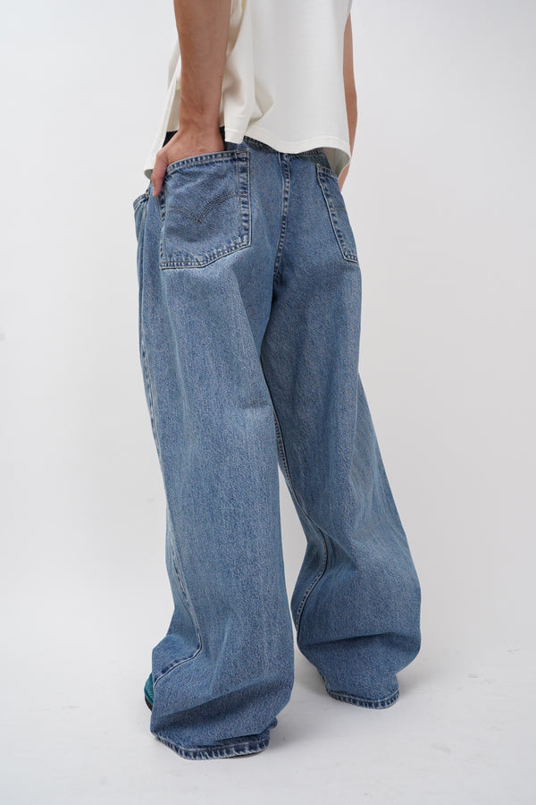 90's "Levi's" -"L2" Baggy Denim Pants-