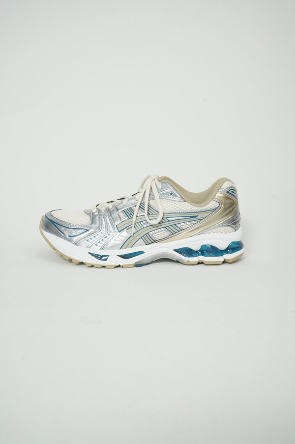 - GEL-KAYANO 14 - (CREAM/PURE SILVER)