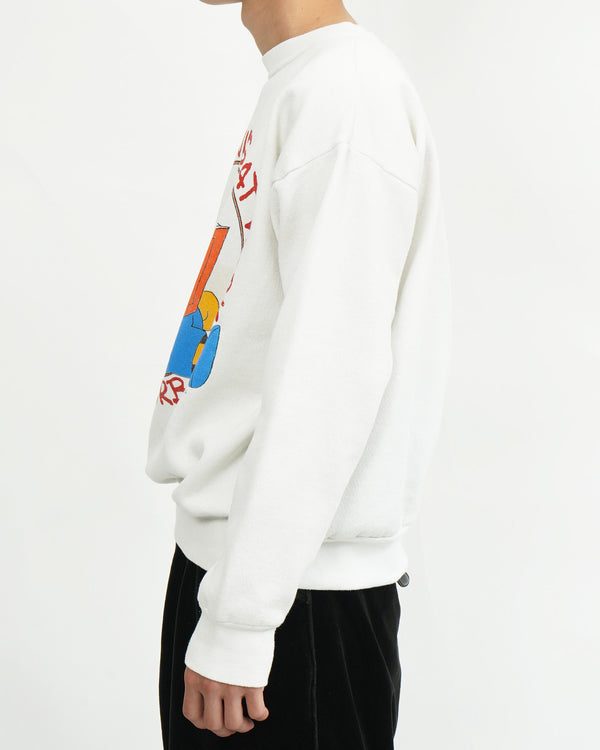 90`s "SSI" - "THE SIMPSONS" Printed C/N Sweat Shirt