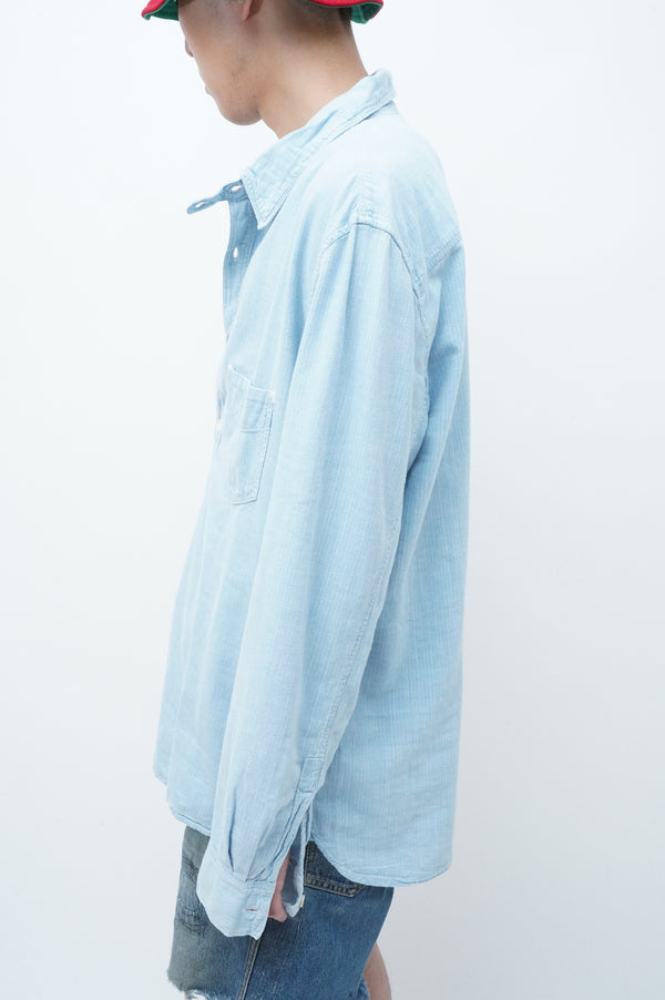 "Levi's VINTAGE CLOTHING" -"SUN SET" Pullover Shirt with Chin Strap and Gussets-