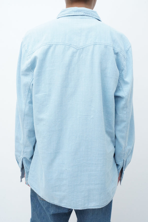 "Levi's VINTAGE CLOTHING" -"SUN SET" Pullover Shirt with Chin Strap and Gussets-
