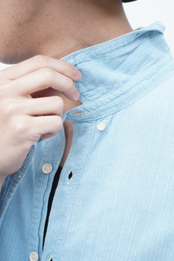 "Levi's VINTAGE CLOTHING" -"SUN SET" Pullover Shirt with Chin Strap and Gussets-
