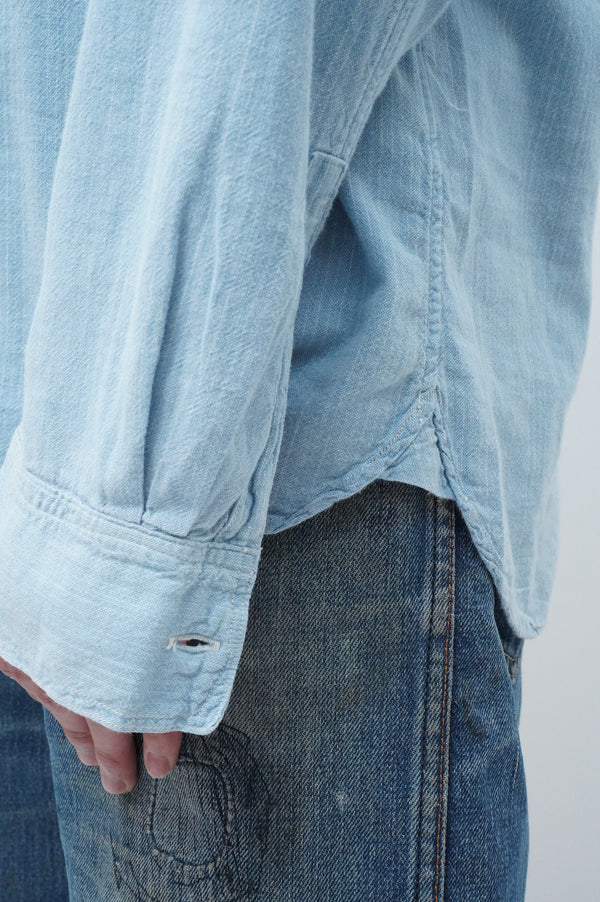 "Levi's VINTAGE CLOTHING" -"SUN SET" Pullover Shirt with Chin Strap and Gussets-