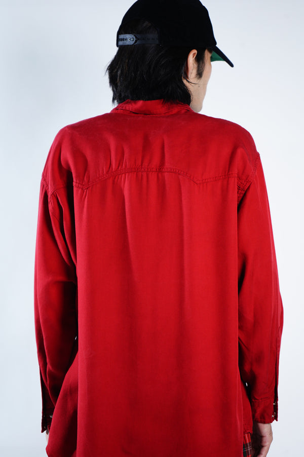 キャリーのため非表示)80-90's "POLO COUNTRY" -Rayon L/S Western Shirt-