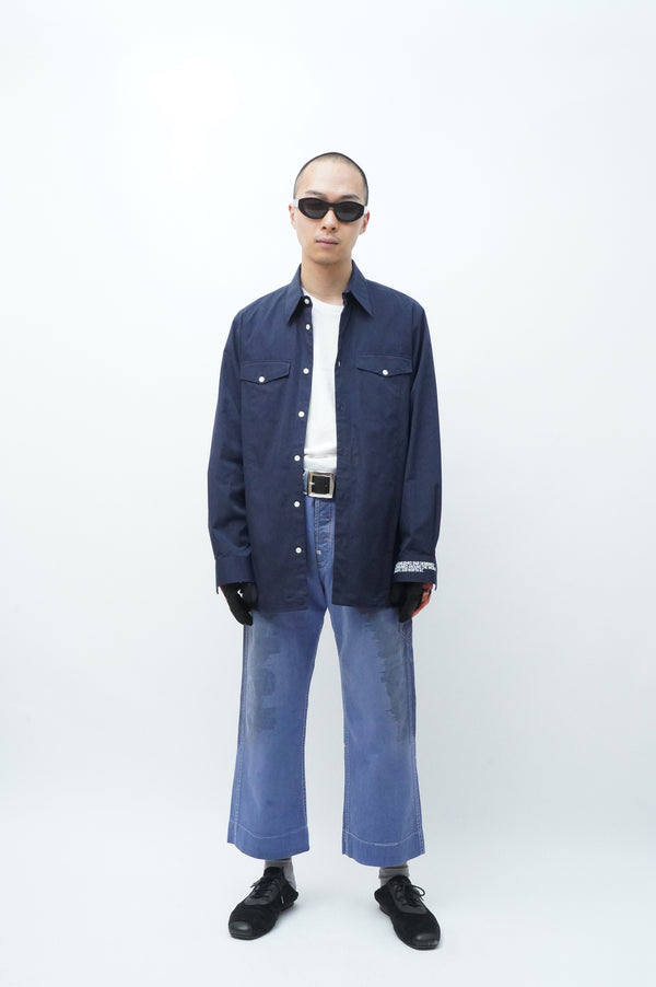 "calvin klein 205w39nyc" -Printed L/S Cotton Shirt-