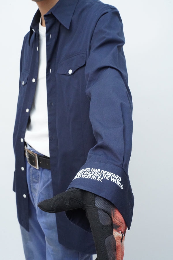 "calvin klein 205w39nyc" -Printed L/S Cotton Shirt-