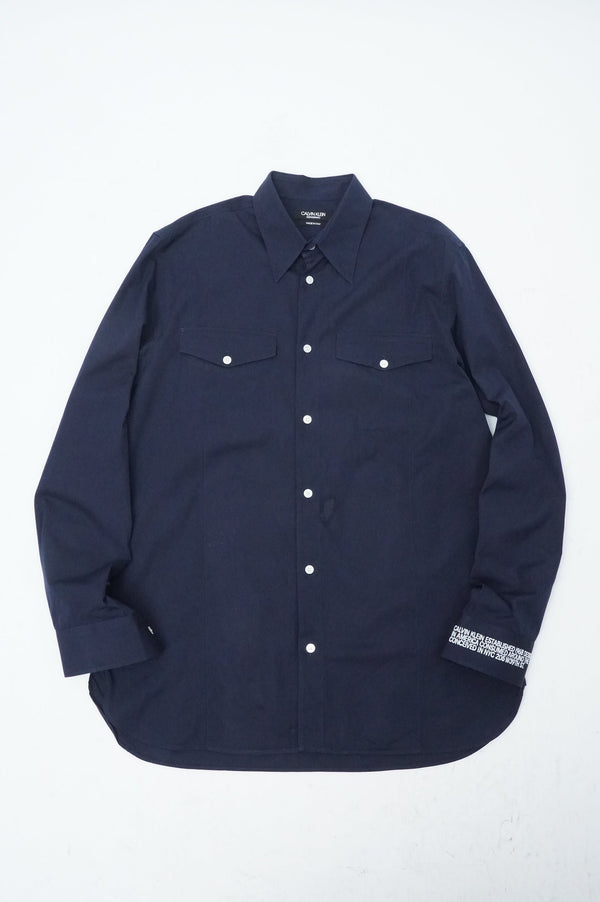 "calvin klein 205w39nyc" -Printed L/S Cotton Shirt-