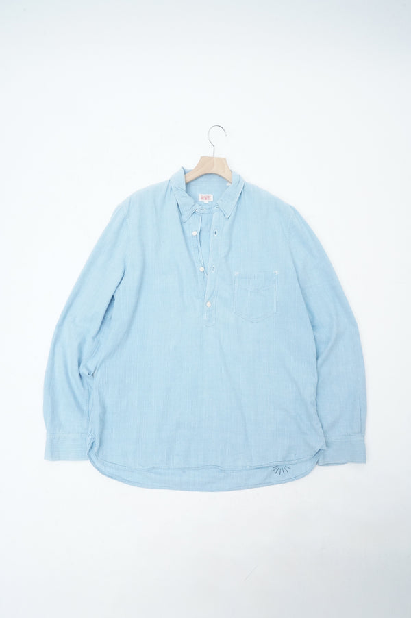 "Levi's VINTAGE CLOTHING" -"SUN SET" Pullover Shirt with Chin Strap and Gussets-