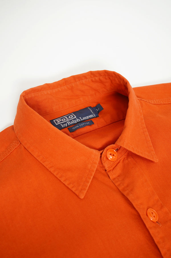 90's "POLO by RALPH LAUREN" -Cotton L/S Work Shirts-