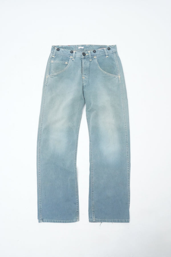2000's "Levi's RED" -"BILLY-BOB" Faded Denim Pants-