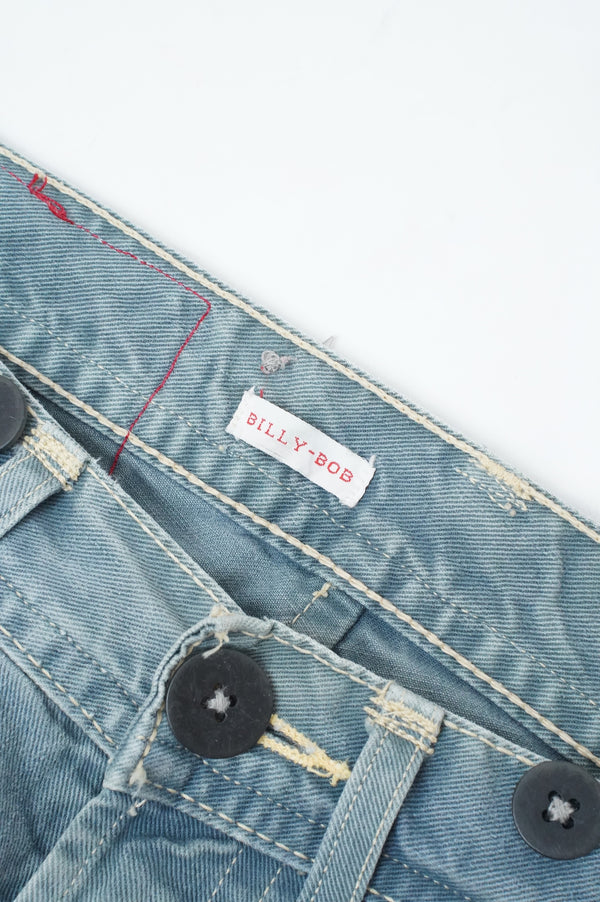 2000's "Levi's RED" -"BILLY-BOB" Faded Denim Pants-