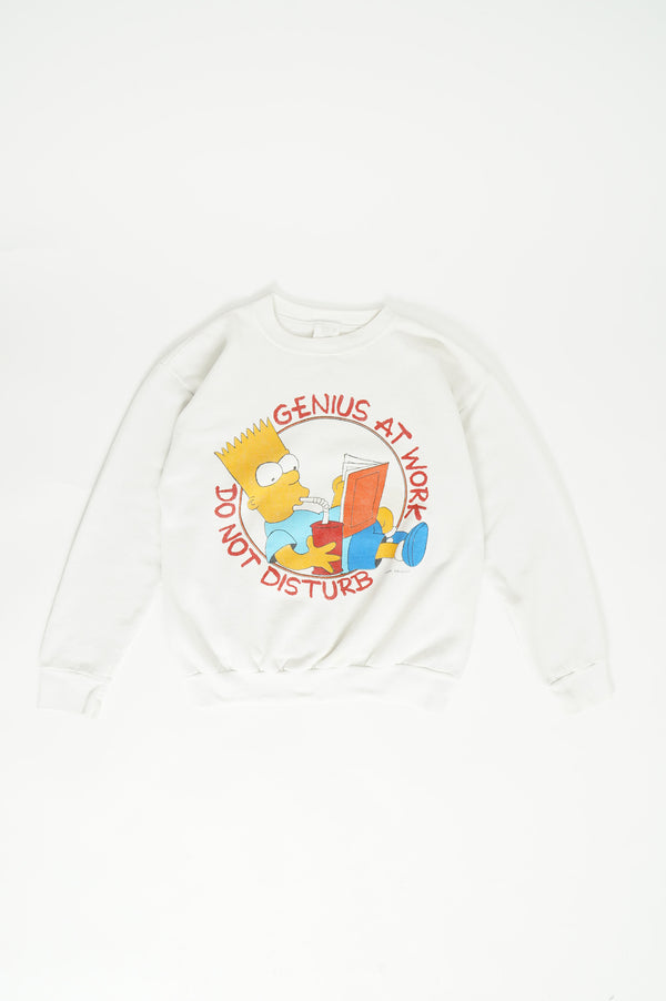 90`s "SSI" - "THE SIMPSONS" Printed C/N Sweat Shirt