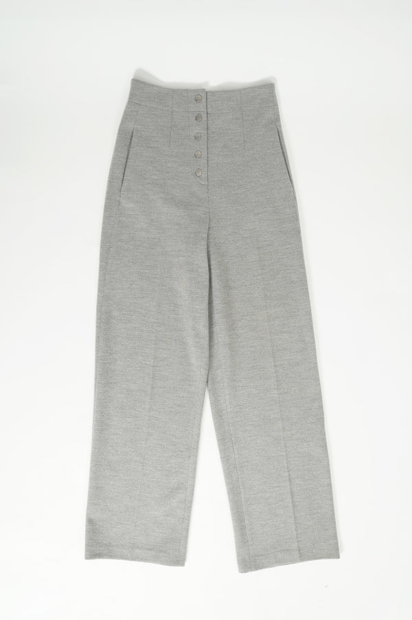 "STELLA MCCARTNEY" -Wool Straight Slacks-