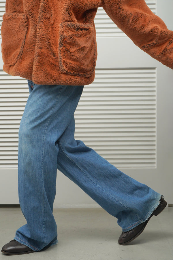 80's "Wrangler" -Light Oz Flair Denim Pants-
