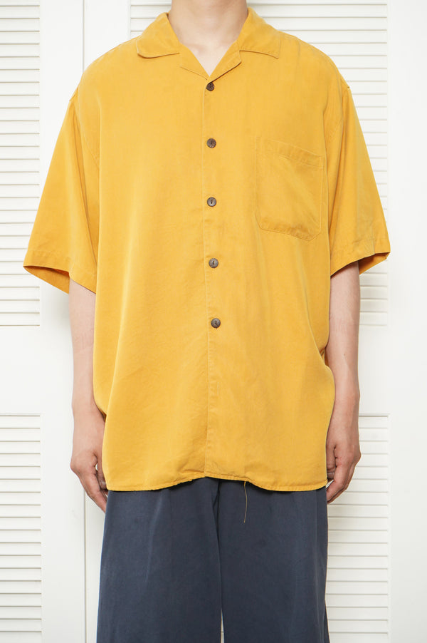 "KAVU" -Tencel S/S Open Collar Shirt-