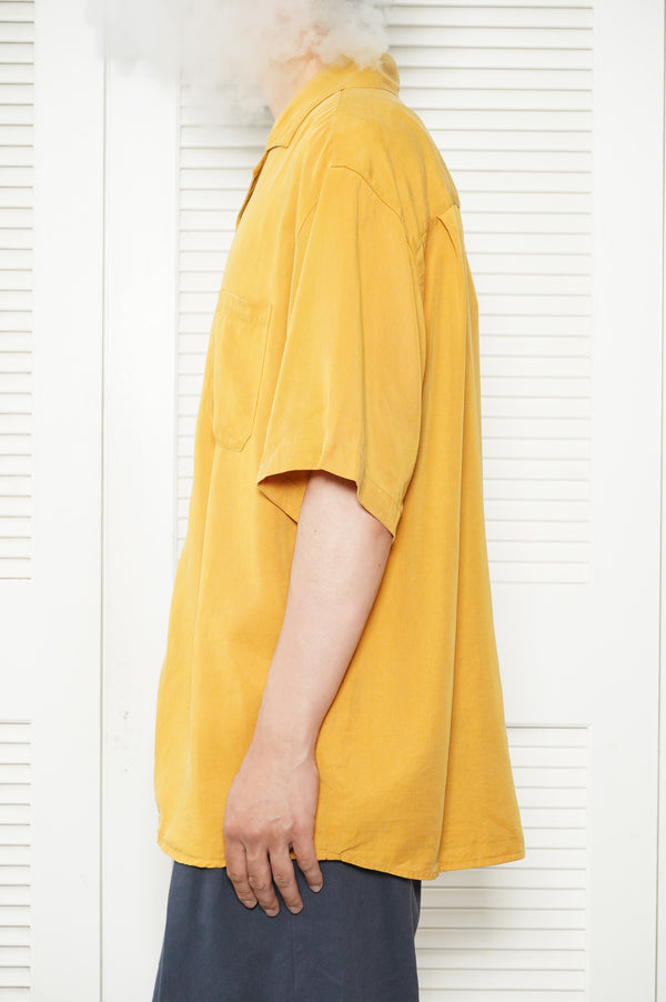 "KAVU" -Tencel S/S Open Collar Shirt-