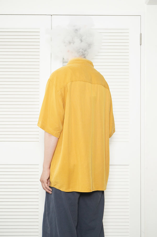 "KAVU" -Tencel S/S Open Collar Shirt-