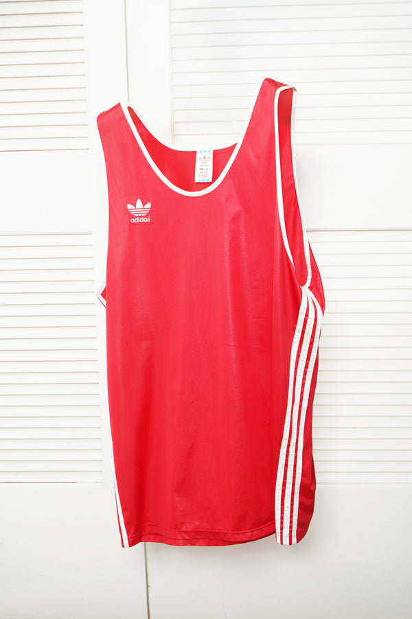 80's "adidas" -Light Jersey Tank Top-