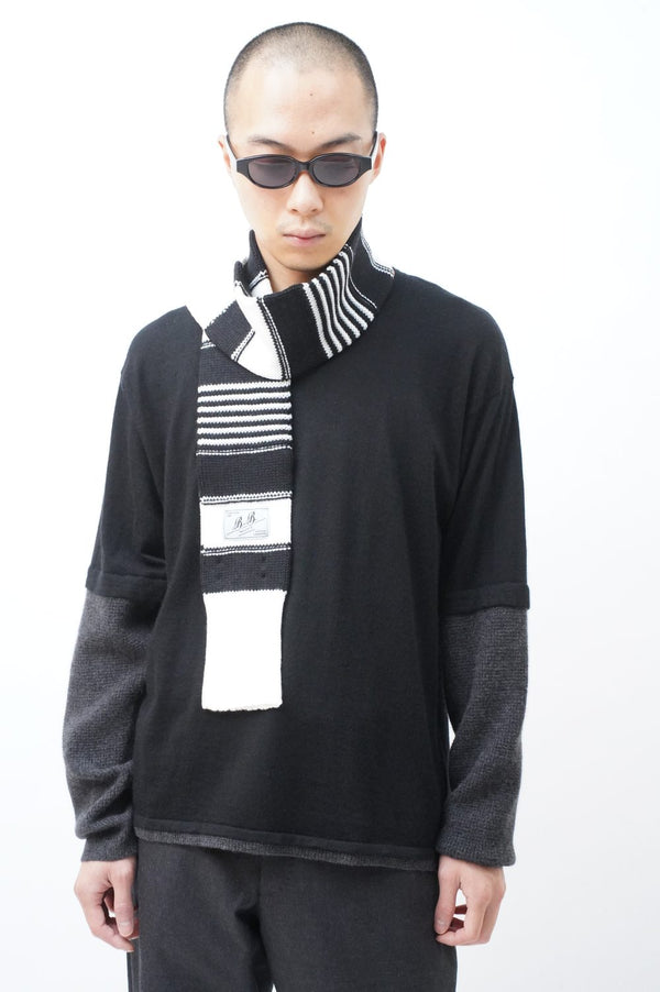 -BLACK/GREY DOUBLE LAYER-