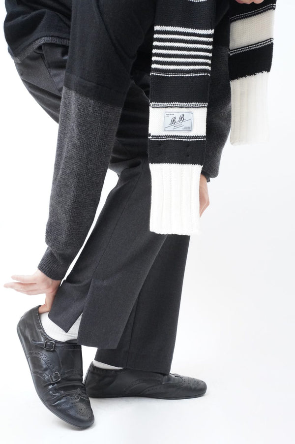 -BLACK/GREY DOUBLE LAYER-