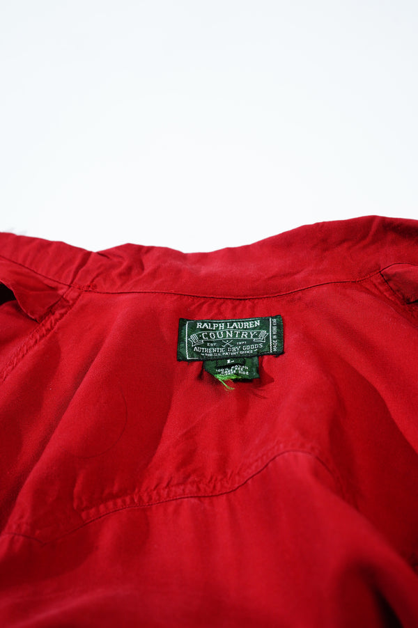 キャリーのため非表示)80-90's "POLO COUNTRY" -Rayon L/S Western Shirt-