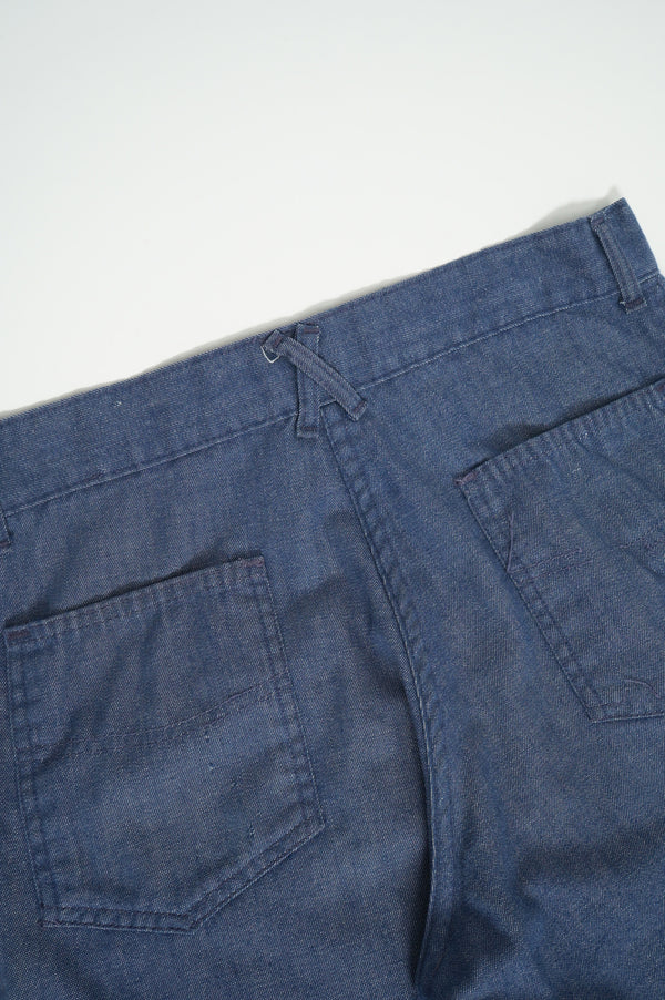 70's "METRO DIRECTIONS" -Flare Sailor Denim Pants-