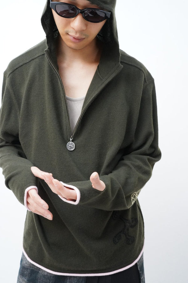 -GREEN HENGE HOODIE-