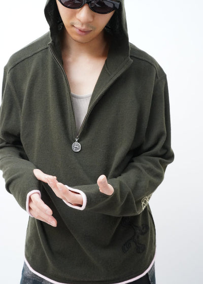 -GREEN HENGE HOODIE-