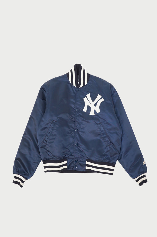 80's "STARTER" -"NEW YORK YANKEES" Padded Studium Jacket-