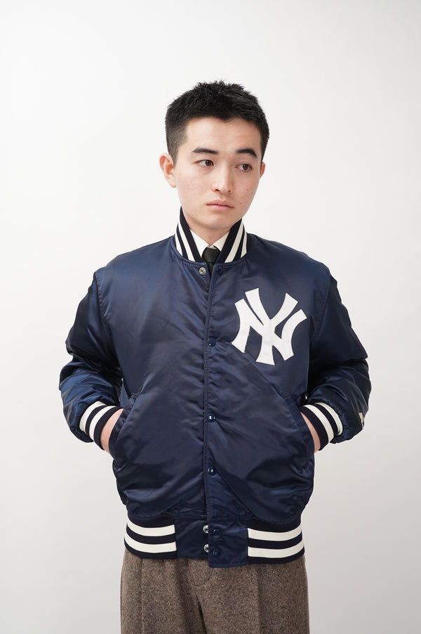 80's "STARTER" -"NEW YORK YANKEES" Padded Studium Jacket-