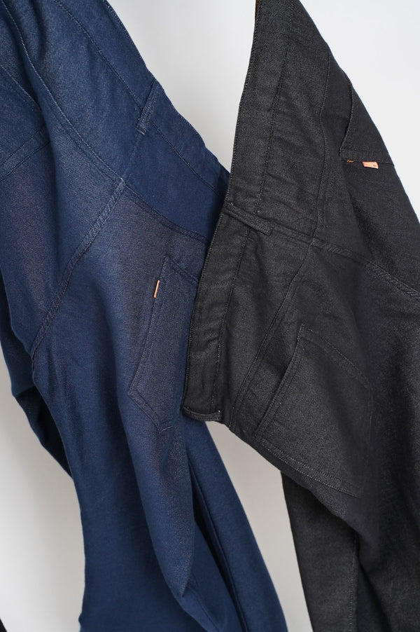N.CLAPTON -Semi-Flared Denim Easy Pants-