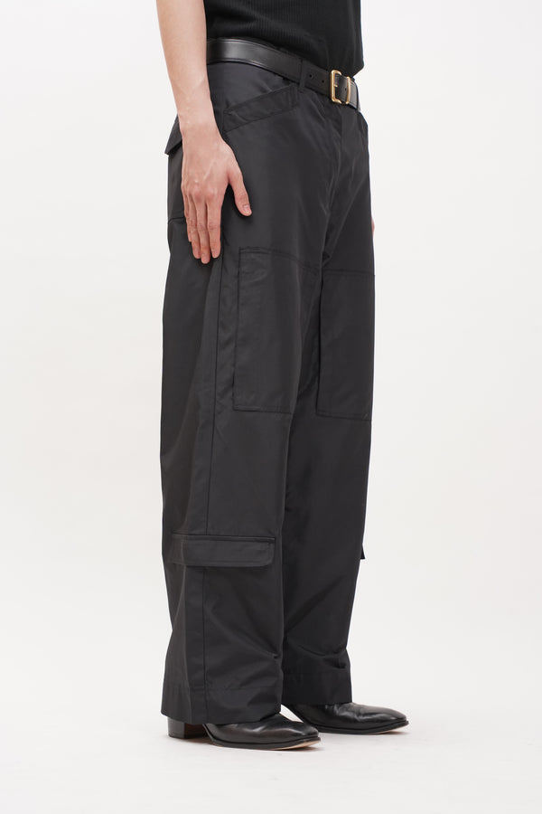 90's "DKNY" -Designed Nylon Cargo Pants-