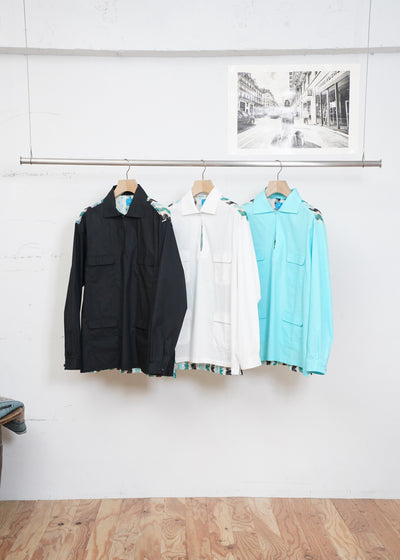 -BACK LACE PULLOVER SHIRT-