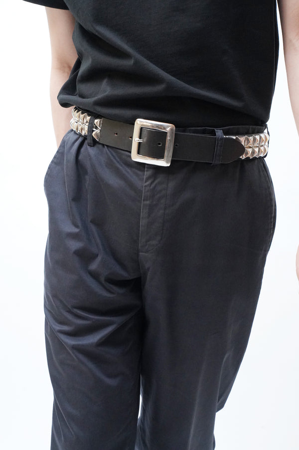 2000's "ISSEY MIYAKE" -Cotton/PU Chino Trousers-
