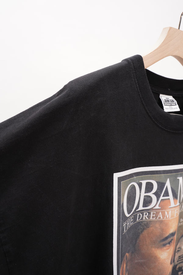 "JOHN SON“ -"Obama the Dream Fulfilled” Magazine Cover Printed Big Tee-