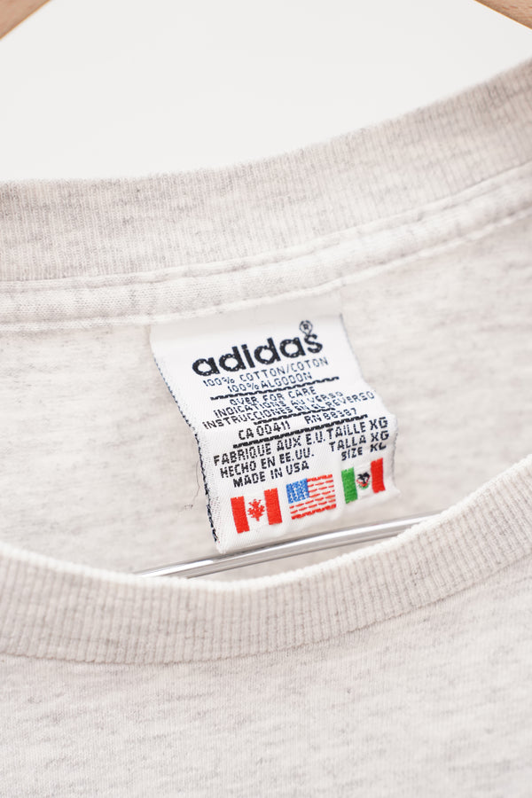 90`s "adidas" -Cotton Logo Printed Tee-