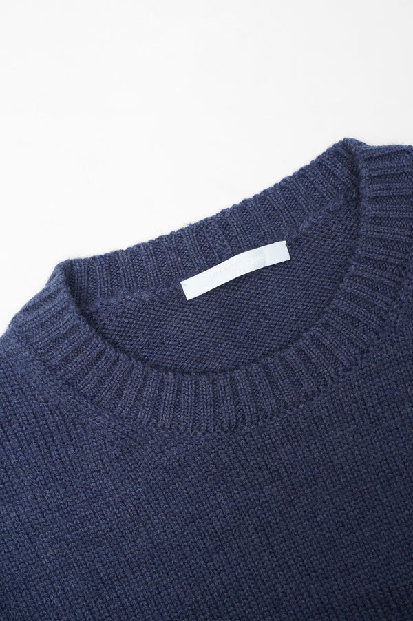 "HELMUT LANG" -Designed Wool Knit Sweater-