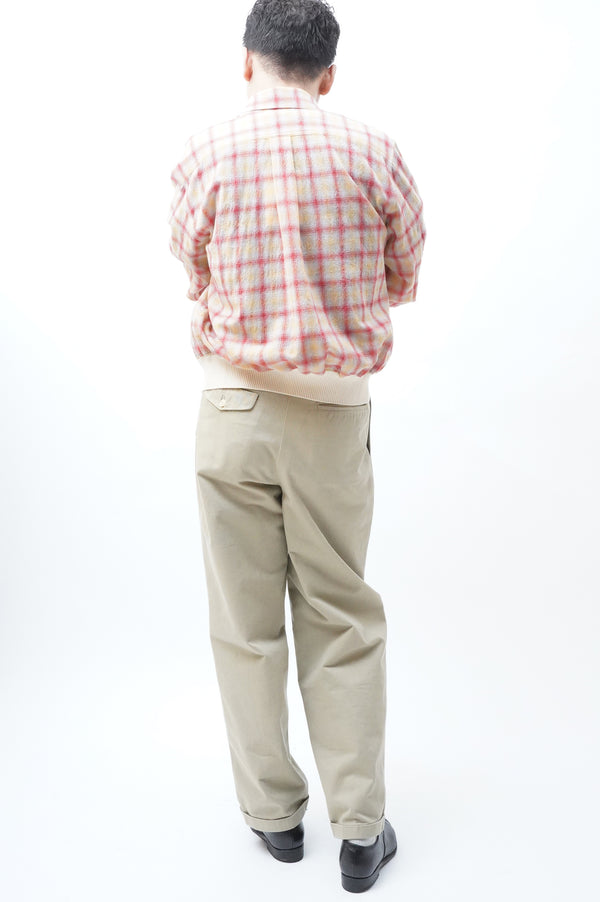 90's "comme des garcons homme" -2Tuck Chino Trousers-