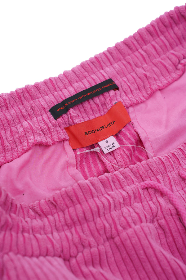 "ECKHAUS LATTA" -Side Snap Corduroy Easy Pants-