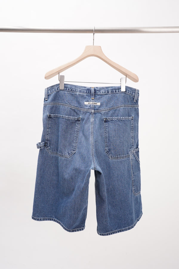 90`s "CK JEANS" -Painter Denim Shorts-