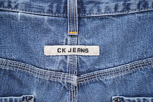 90`s "CK JEANS" -Painter Denim Shorts-