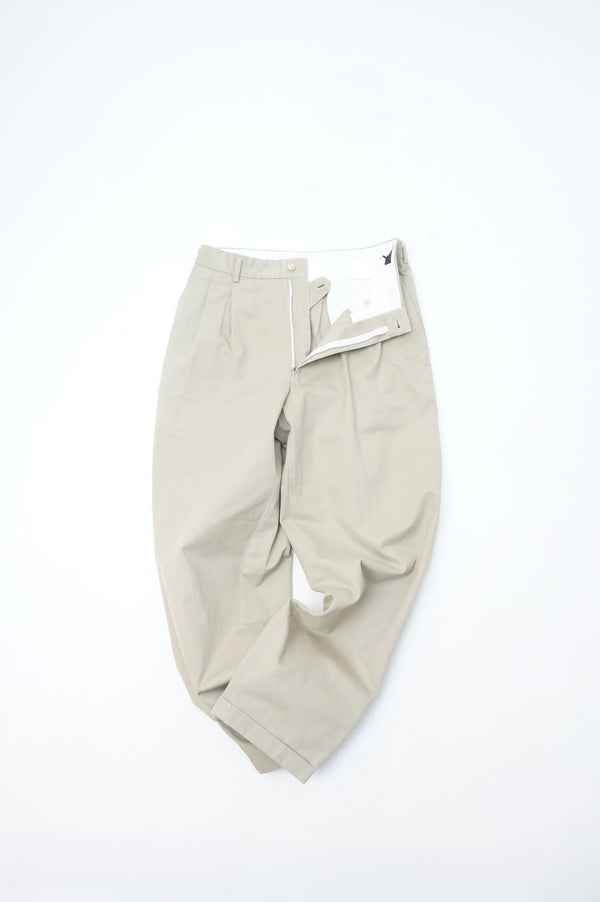 90's "comme des garcons homme" -2Tuck Chino Trousers-