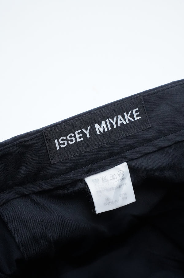 2000's "ISSEY MIYAKE" -Cotton/PU Chino Trousers-