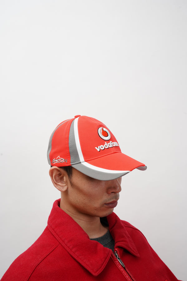 "vodafone" -Logo Embroidery 6Panel Cap-