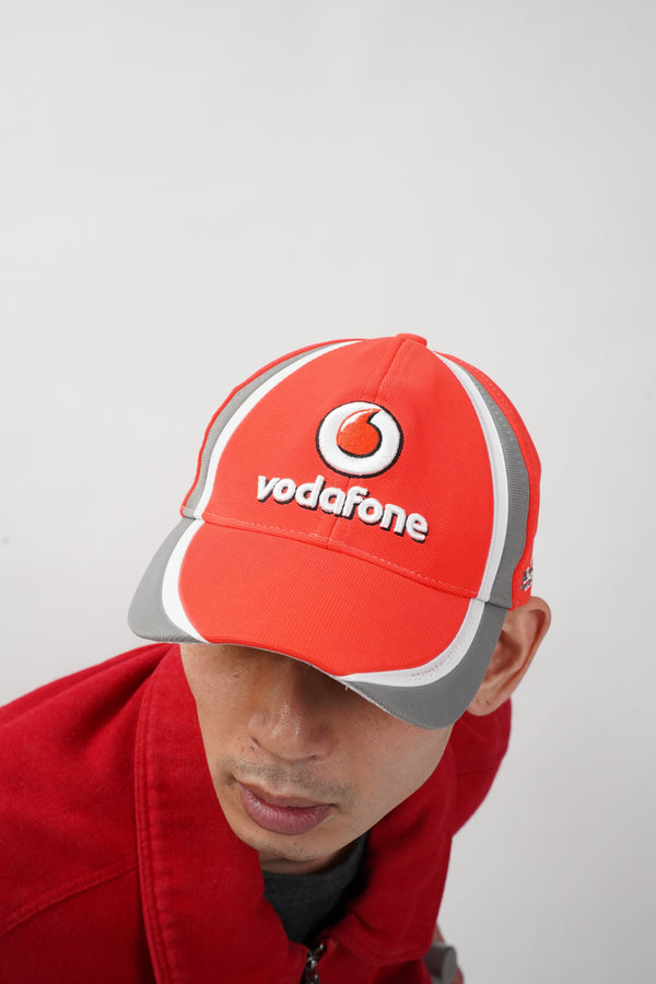 "vodafone" -Logo Embroidery 6Panel Cap-