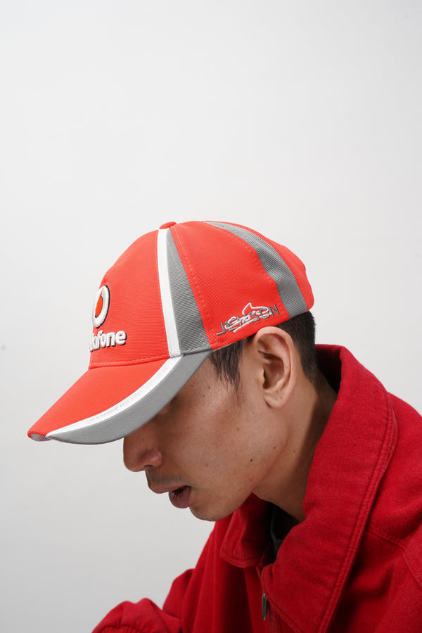 "vodafone" -Logo Embroidery 6Panel Cap-