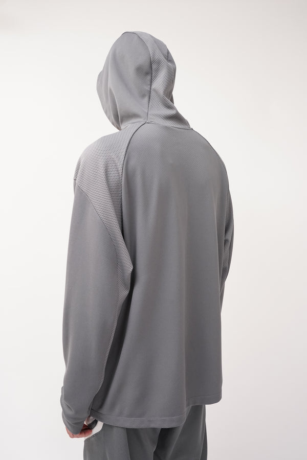 "Nike ACG" -Mesh Jersey H/Z Pullover Hoodie-