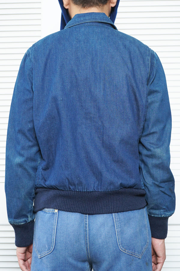 80's "Calvin Klein" -Denim Zip Jacket-