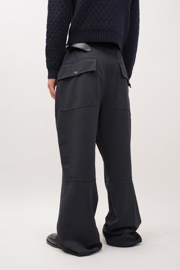 "Marithé François Girbaud" -Poly/Cotton Wide Pants-